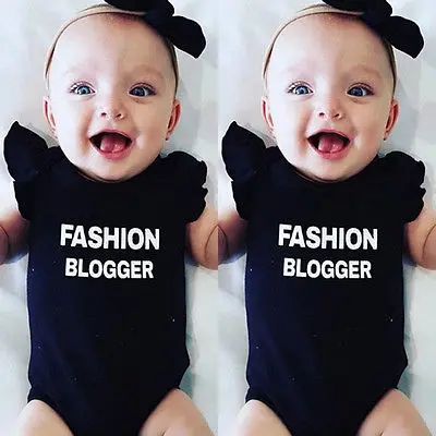 2017 Модный черный комбинезон с надписью для новорожденных мальчиков и девочек |