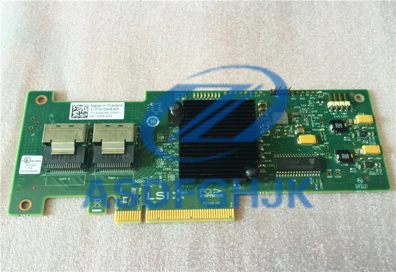 Оригинал для DELL LSI SAS 9210-8I HBA 6 ГБ/сек. двойной порт хост-адаптер системный блок 0W8J8X