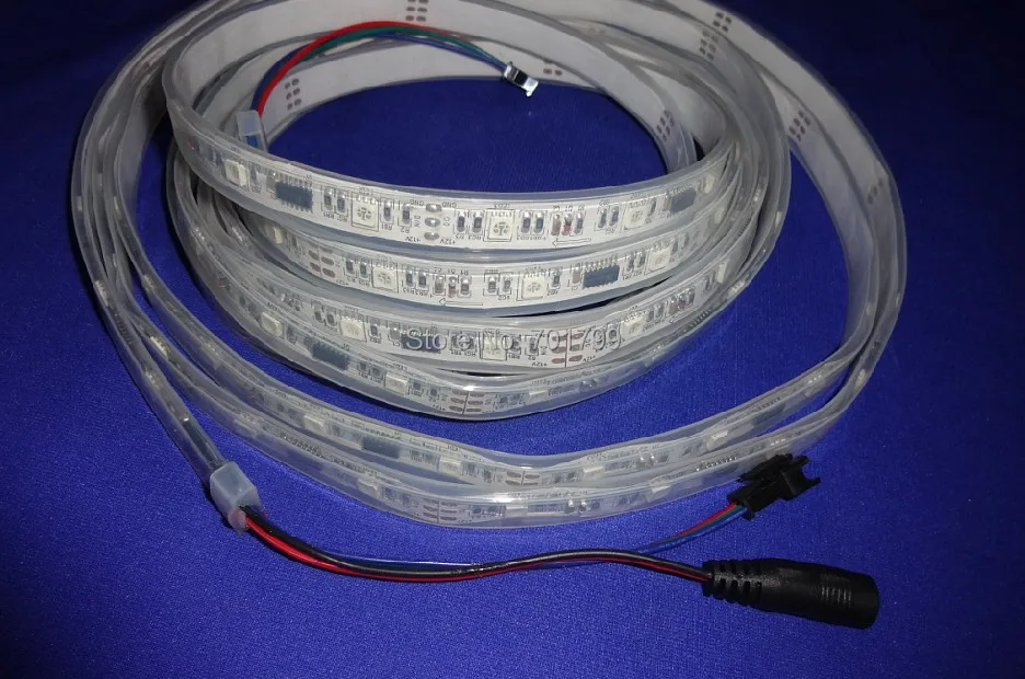4 м 12 В постоянного тока 30 светодиодов/м и 10 шт. TM1809 ic/метр (30 пикселей) светодиодная