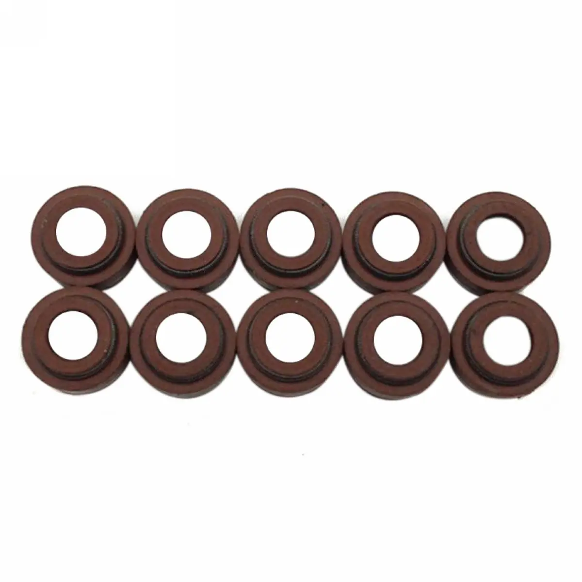 

10pcs Valve Stem Seal Kart Oil Seal Fits GX240 GX270 GX340 GX390 Brown New