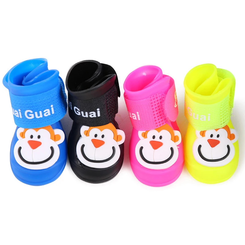 2017 новое поступление 4 шт./лот лучшая обувь для собак маленьких средних S-L