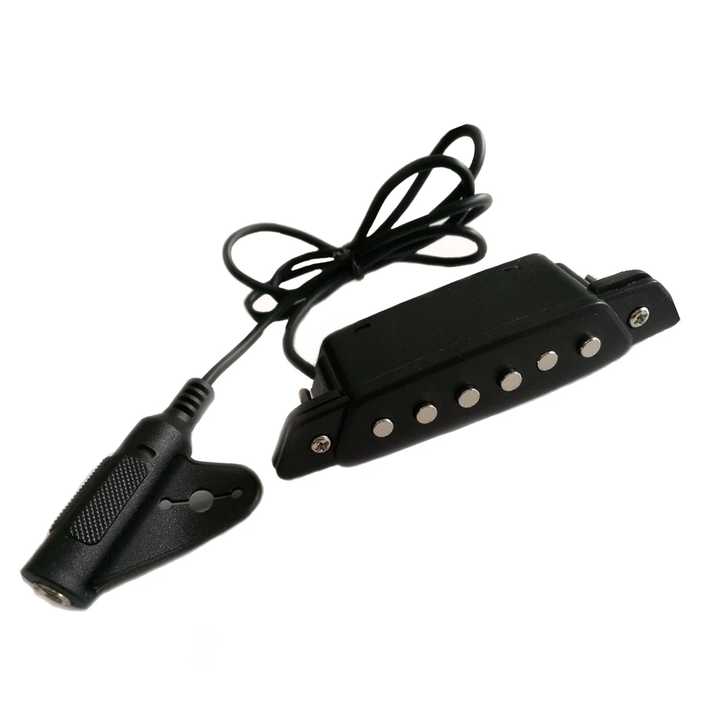 

High Quality Guitar Soundhole Free Hole Black Pickup for Acoustic Guitar