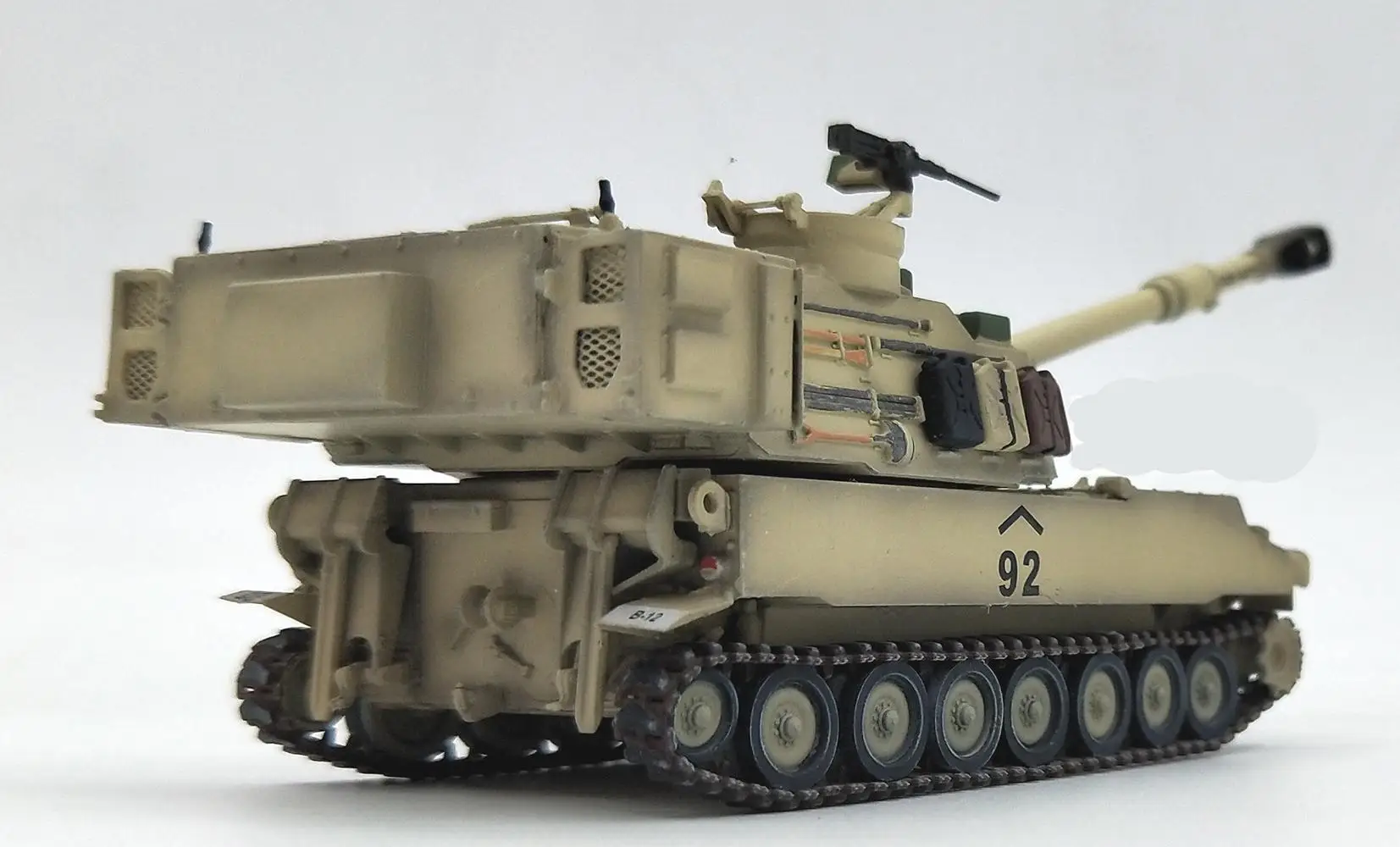US M109 A2 155 мм самоходный гаубиц 1: 72 Танк Готовая модель пустынная краска |