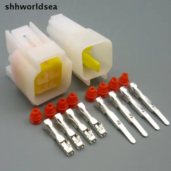 Shhworldsea 10 комплектов 4 контактный/направленный P 2 3 мм автомобильный разъем
