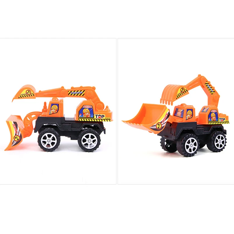 Мини игрушечный автомобиль diecasts пластиковый инженерный трактор самосвал
