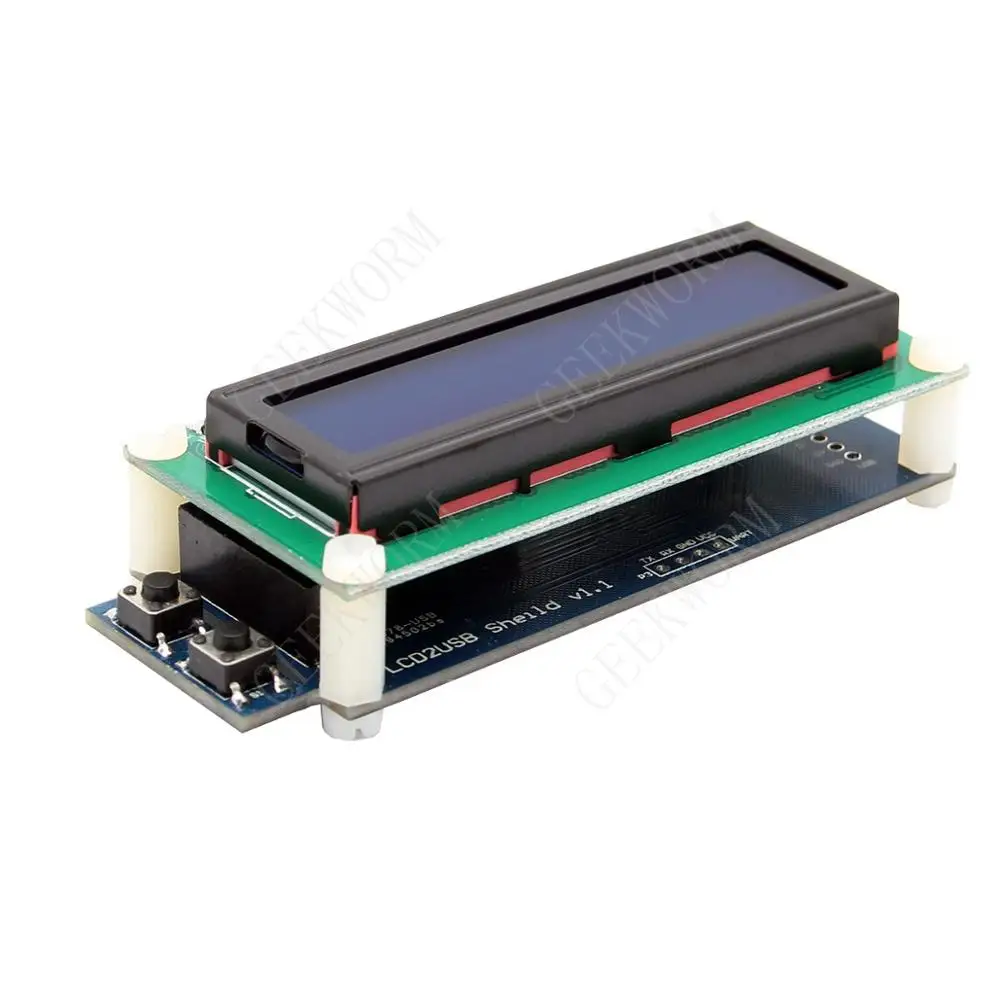 USB 16x2 RGB LCD для Raspberry Pi 3 Model B и 2 Plus|usb to ethernet adapter|lcd tv dvd usblcd usb charger |