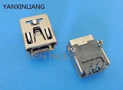 20 шт Mini USB Тип B Женский 5 контактный DIP гнездо разъема ПП 2 прямой нож|leg|connectorl connector |