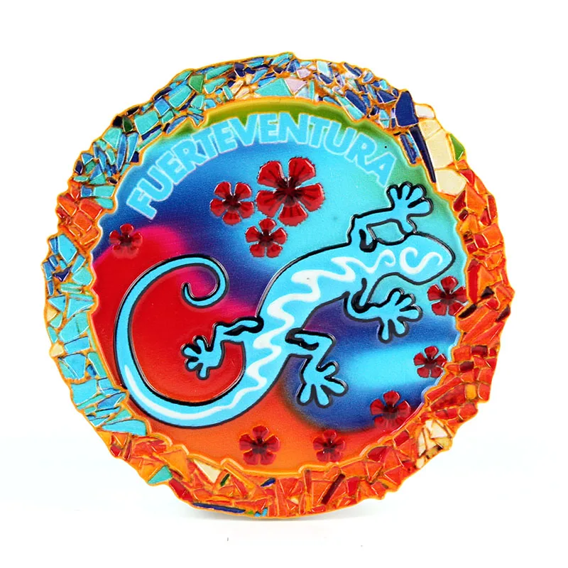 Магнит на холодильник fuerteventura, дизайн испанской ящерицы Магнит на холодильник fuerteventura, дизайн испанской ящерицы