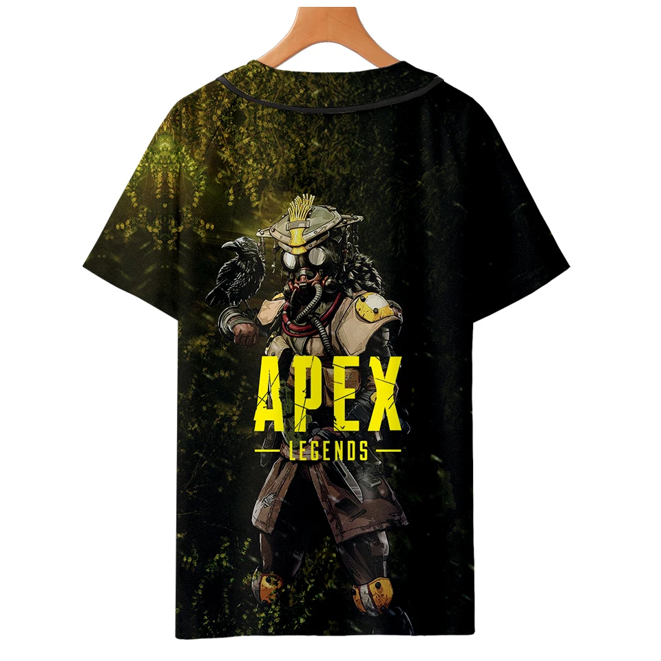 Футболка apex Модная Тонкая футболка с короткими рукавами 3d рисунком Осенняя