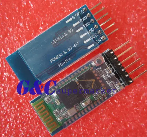 HC-05 Wireless Bluetooth RF Transceiver Module serial RS232 TTL | Электронные компоненты и принадлежности
