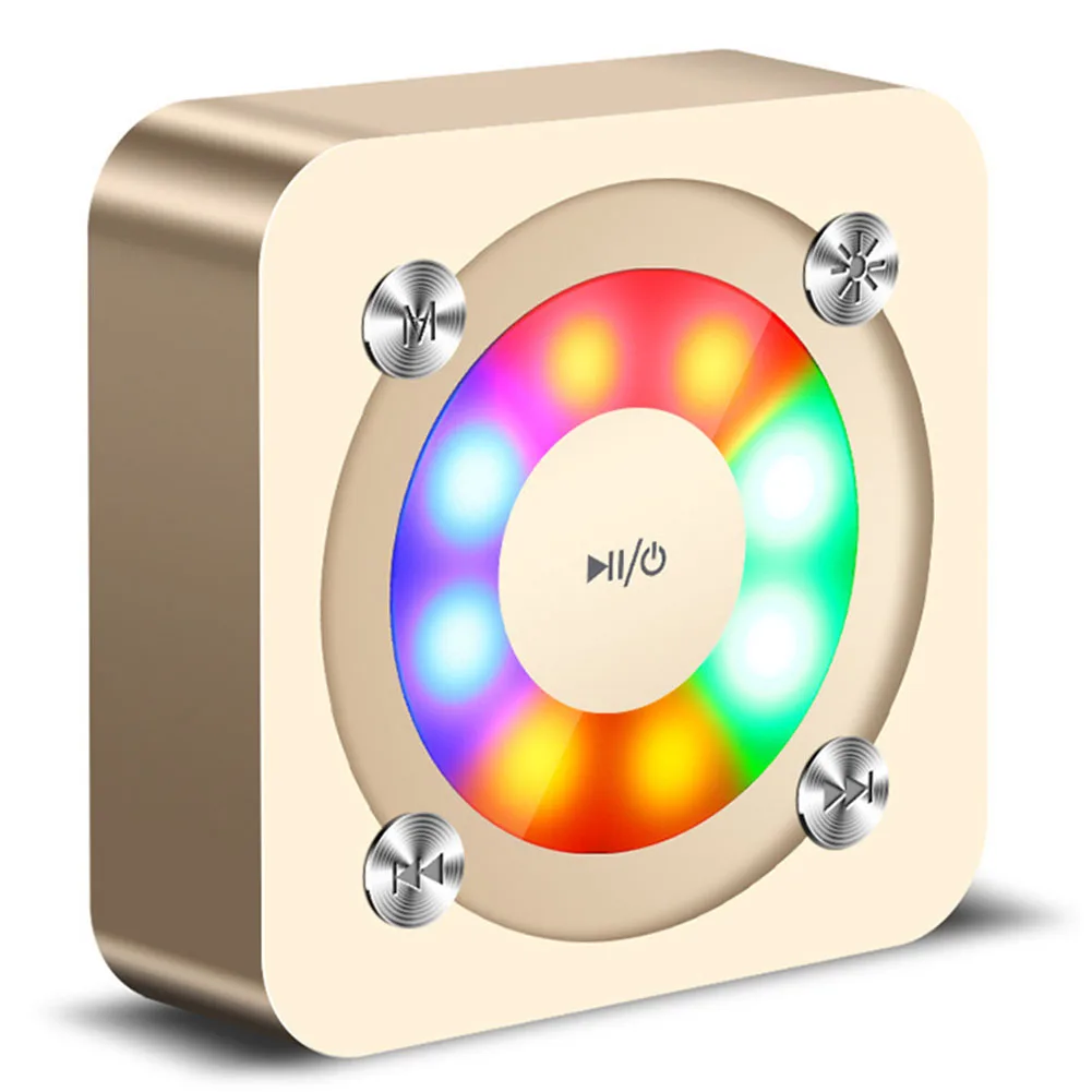 Bluetooth путешествия свет телефон мигает колонки мини портативный красочные