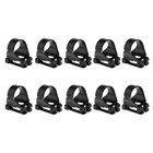 10Pcs Snorkel Keeper Scuba Diving Snorkeling Breathing Tube Holder Retainer Clip Spare Parts For Attaching Dive Goggles Mask