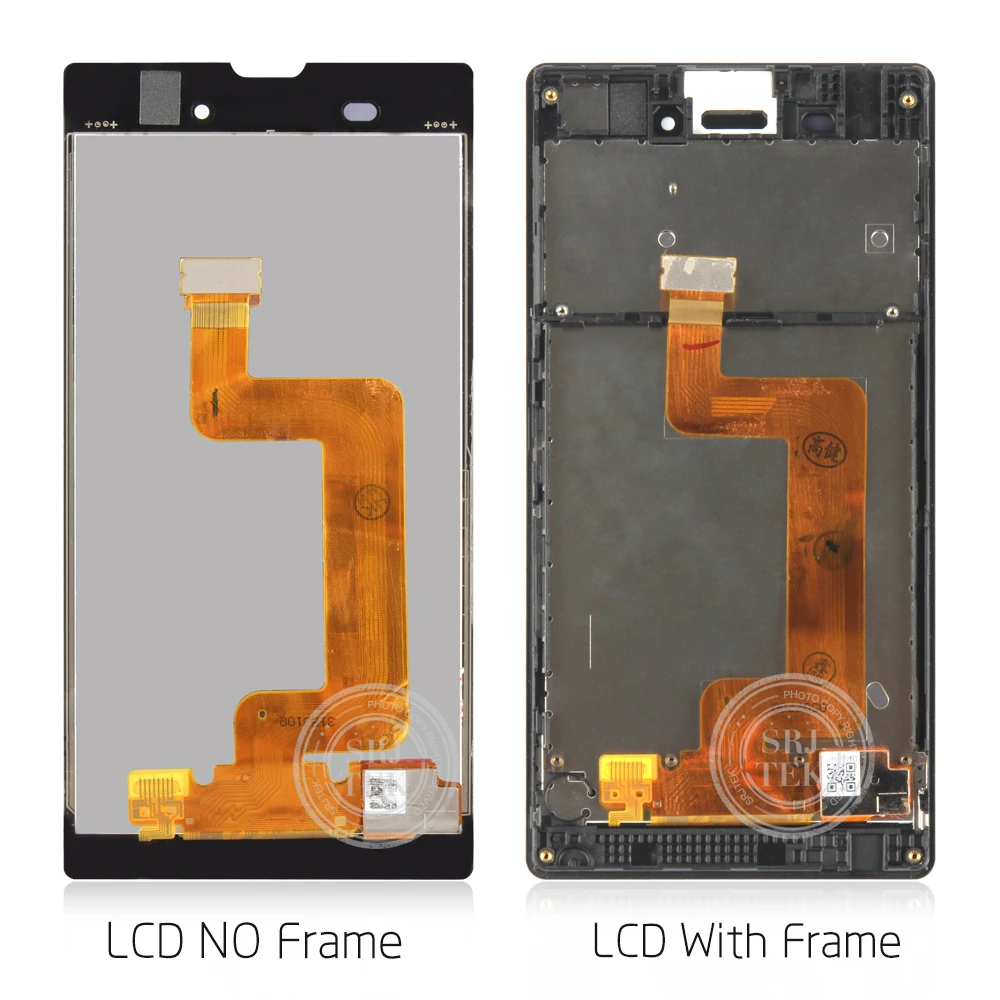ЖК дисплей 5 3 дюйма дигитайзер сенсорного экрана для SONY Xperia T3 M50W D5103 с рамкой