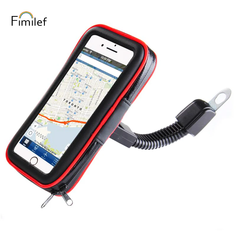 Автомобильное зеркало заднего вида Fimilef с GPS Навигатором водонепроницаемый чехол