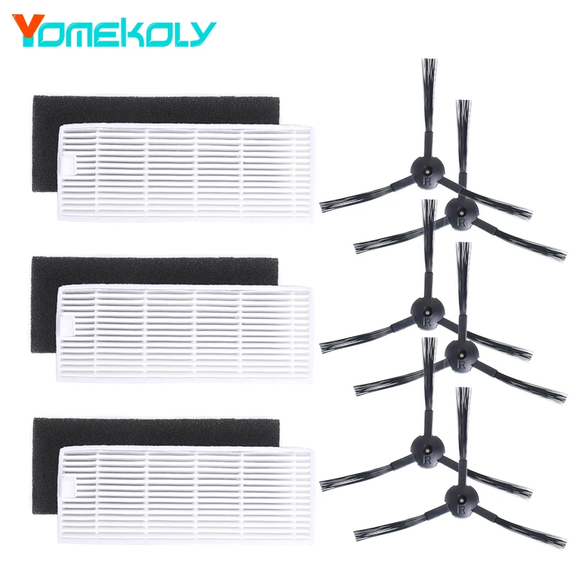 Комплект аксессуаров для робота пылесоса Ecovacs CEN550 CEN663 CEN661 CEN665 боковая щетка Ilife A6