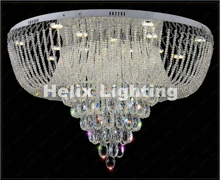 

Free Shipping Modern LED AC Crystal Ceiling Lights For Living Room luminaria teto cristal Ceiling Lamp For Home Decoration Lamp