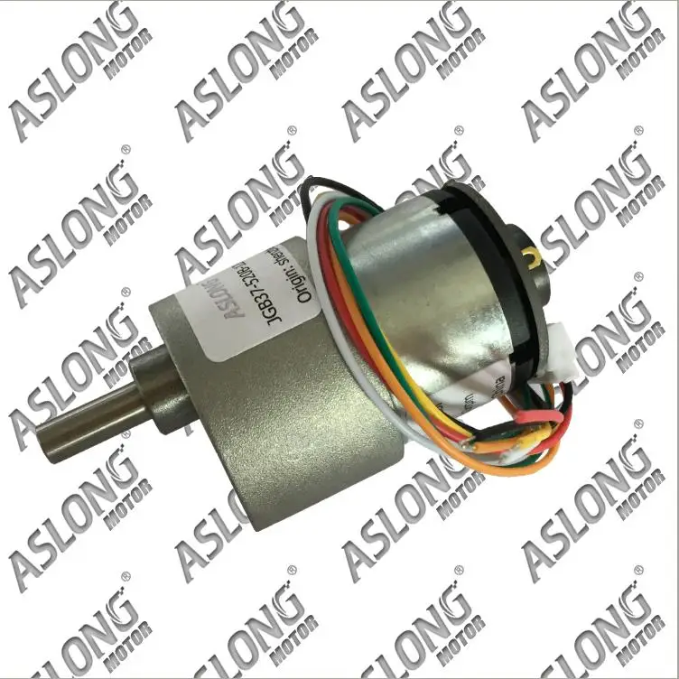 ASLONG JGB37 520 B кодировщик мотор редуктор DC редуктор|encoder gear motor|gear motor dcdc |