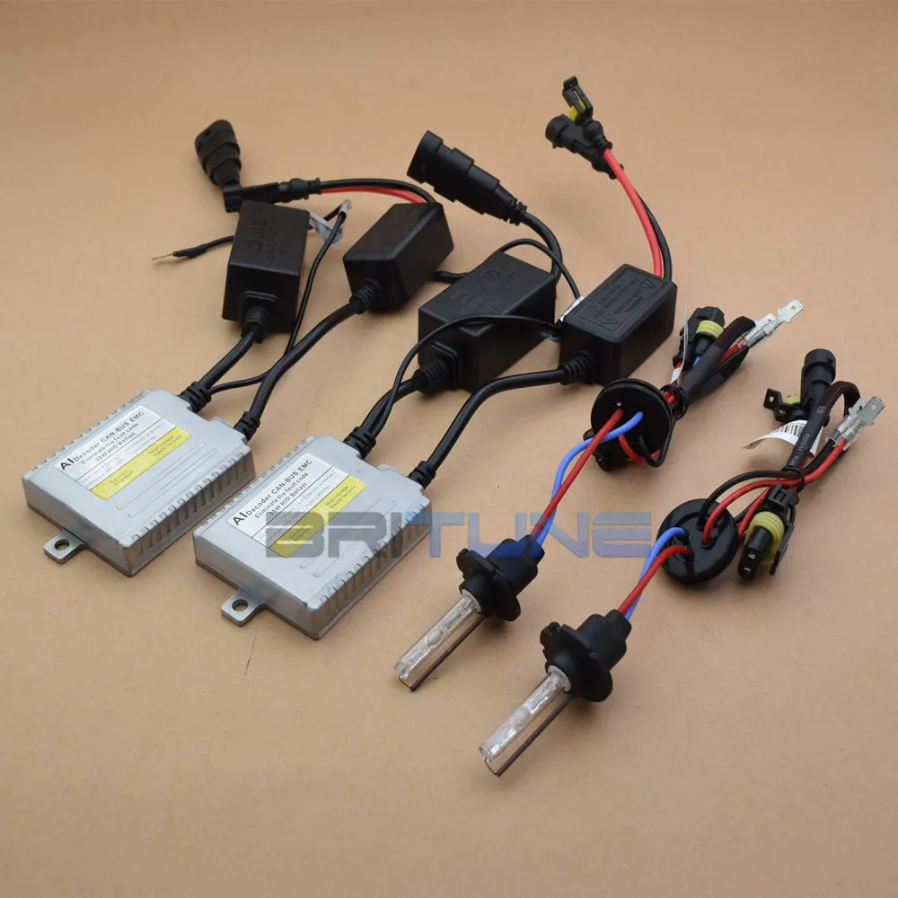 12 В 35 Вт AC HID EMC без ошибок балласт canbus конверсионный комплект декодер зажигания цифровые блоки для фар H1 H7 H11 D2H HB3 HB4