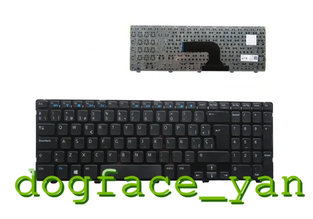Испанская клавиатура для ноутбука DELL 15R m531r 5535 5521 5537 3537 15VR 4526 P28F черная SP|keyboard for