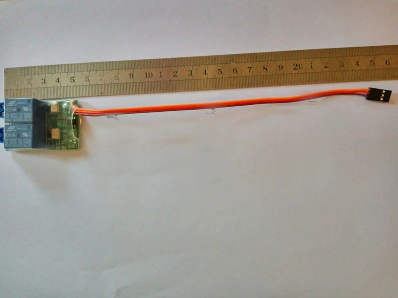 1 шт. Двухполосное реле версия RC Дрон Электрический переключатель контроллер для