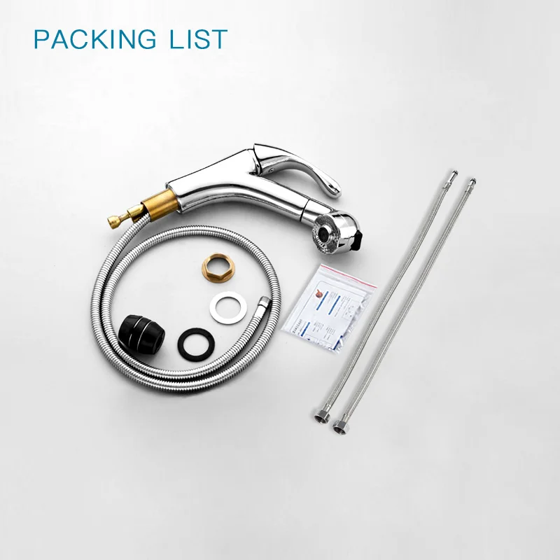Выдвижной Смеситель KAIYING для мытья волос и лица хромированный смеситель ванной