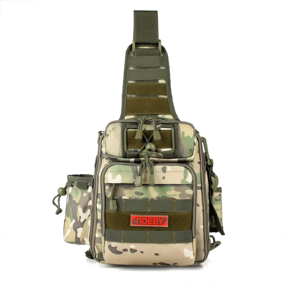 

NOEBY Fishing Tackle Bag Multi-functional Outdoor Fishing Bagpack 28*21*9.5cm Waterproof Chest Bag Bolsa Pesca Carp Bag