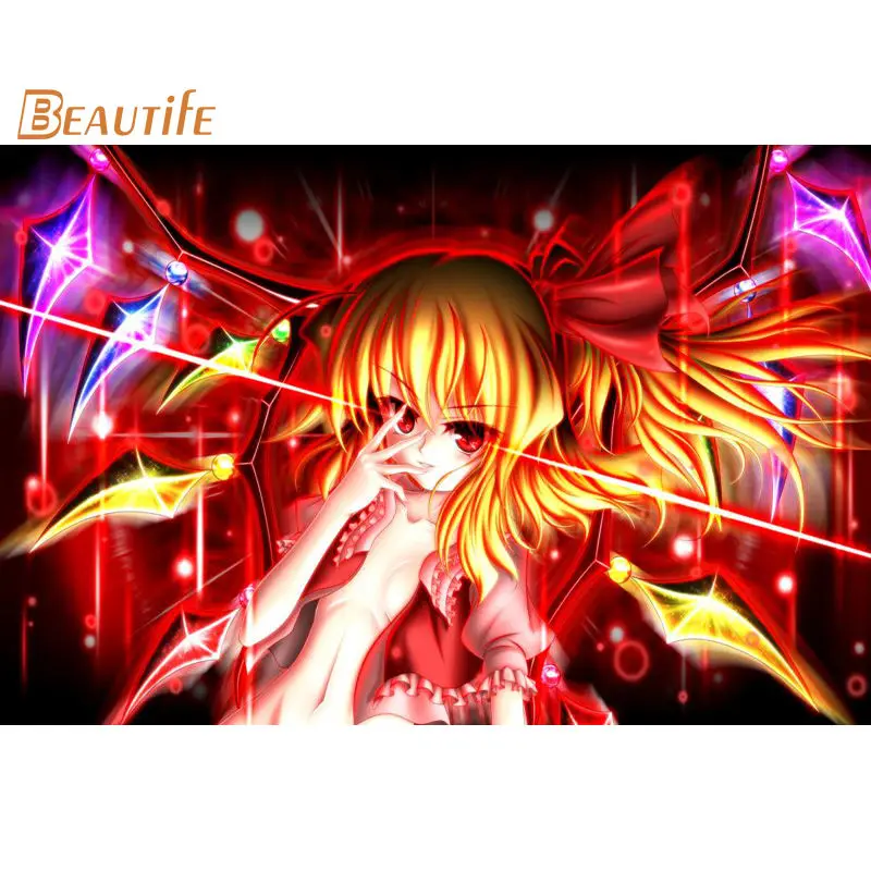 Новое поступление аниме TouHou Project плакат ткань Шелковый украшения дома настенный