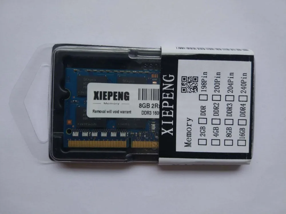 Оперативная память для ноутбука 4 Гб 2Rx8 12800 1600 МГц DDR3 8 ГБ 2G pc3 204 PIN SODIMM|Оперативная