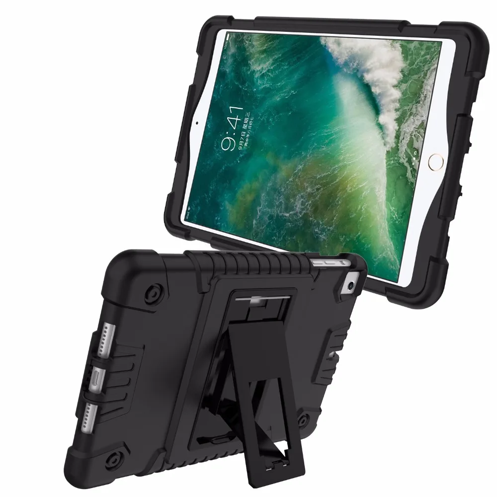 Для iPad Mini 2 3 сверхмощный трехслойный защитный чехол с подставкой для 1/2/3|Чехлы