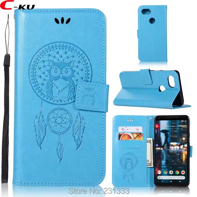 C-ku OWL Wallet Leather Pouch Case For Motorola Moto C PLUS 2017 X4 E4 Google Pixel XL 2 Strap TPU Stand ID Card Cover 1pcs | Мобильные