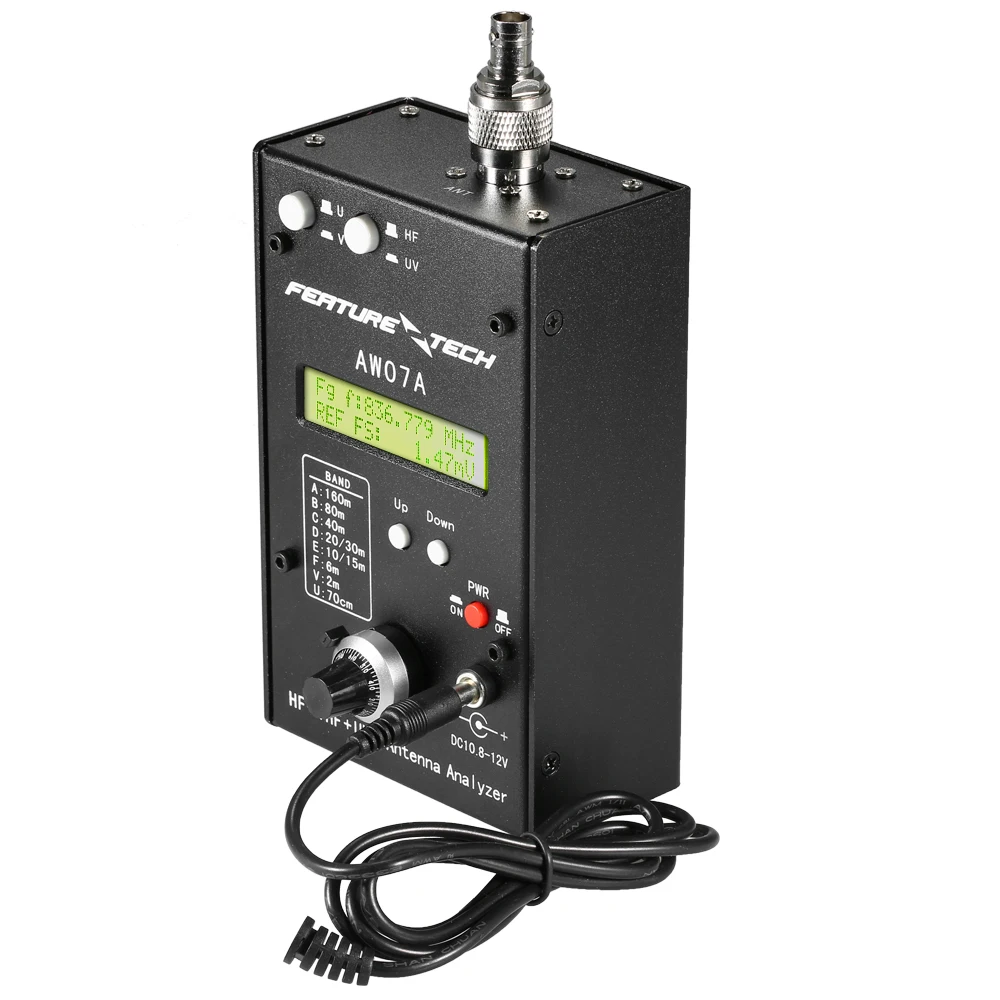 AW07A HF/VHF/UHF 160 м импедансный КСВ Антенный Анализатор метр для радиолюбителей Hobbyists DIY инструмент