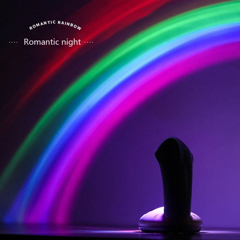 Креативный Дельфин светодиодный Радужный Свет Красочный проекционный свет