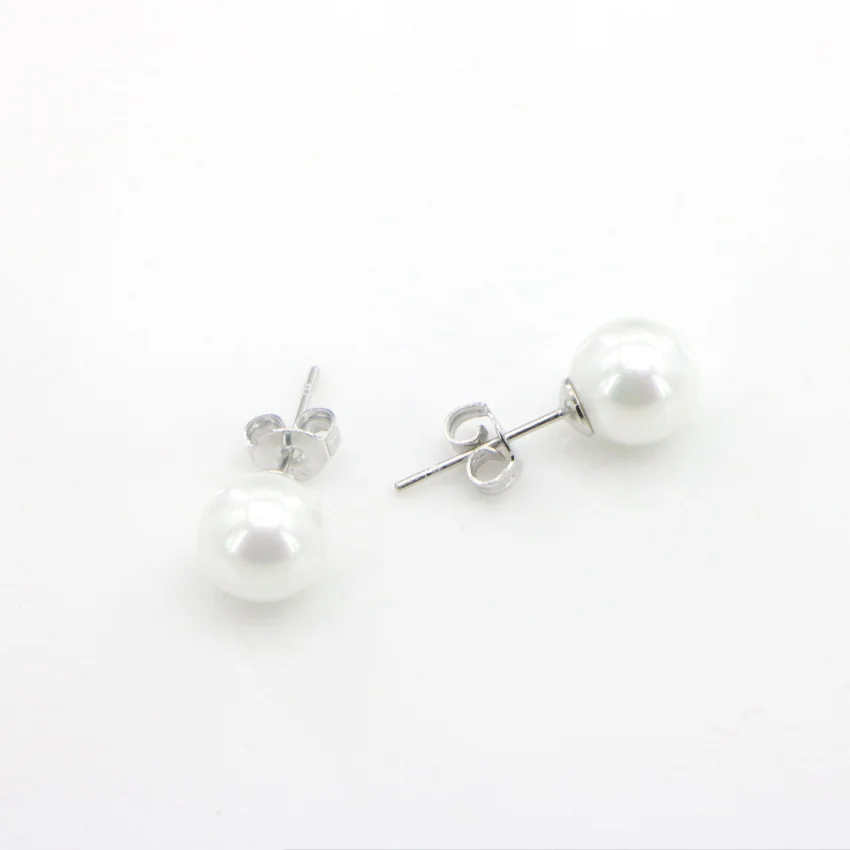 5 шт./комплект женские серьги гвоздики с искусственным жемчугом|pearl stud earrings|fashion