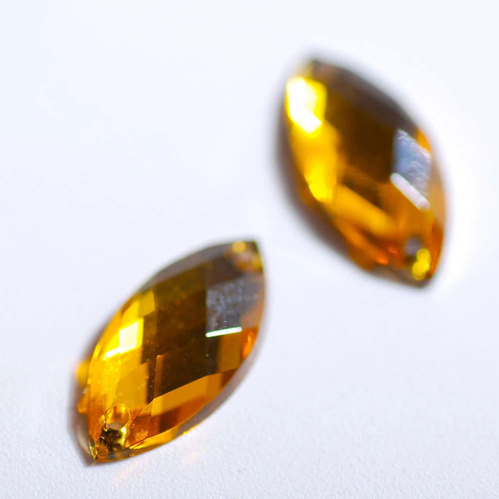 topaz Hisenlee 7x15 мм 50 шт. пришить кристаллы Камни Швейные Кристалл лошадь; глаза; Акрил Стразы бусины для DIY одежды ремесла - Цвет: topaz