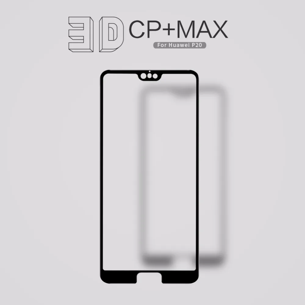 Nilkin для huawei P20 закаленное Стекло Экран Protector Nillkin 3D CP+ MAX полное покрытие Anti-Explosion Стекло фильм для huawei P20