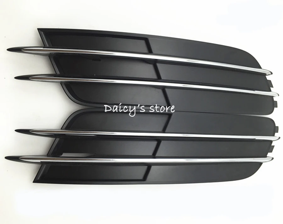One Pair of Chrome matte black Auto Car Front Lower Bumper Grilles Grille for Audi A6 C7 2012-2014 | Автомобили и мотоциклы