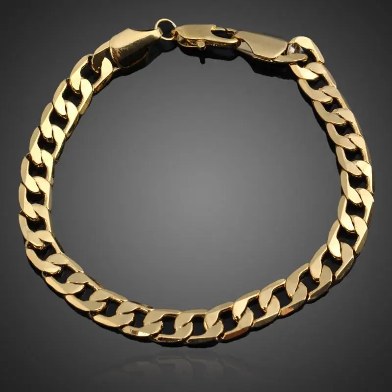 Gold Color Bracelets Stainless Steel For Women Men Jewelry for Bangle Male Accessory Wholesale | Украшения и аксессуары