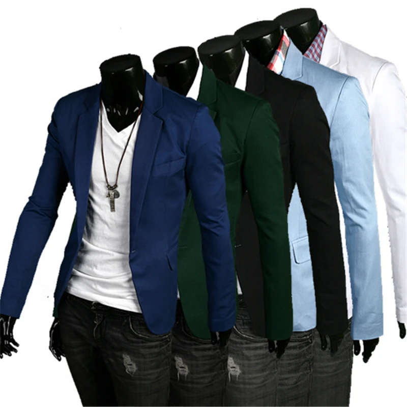 

Hot Sale New Arrival dropshipping Jacket Solid Color Cotton Fashion Blazer Mens Casual Men Classic Mens Suit Jackets top Coats