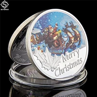 santa claus1 oz 999 fine silver merry christmas father christmas coin snowman santa tree ornaments