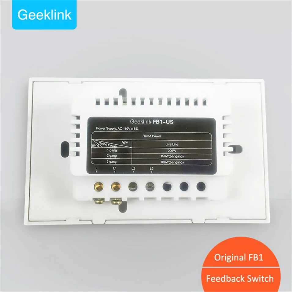 Geeklink US Новое поступление 1 2 3 банды умный дом отзывы переключатели радиочастотный