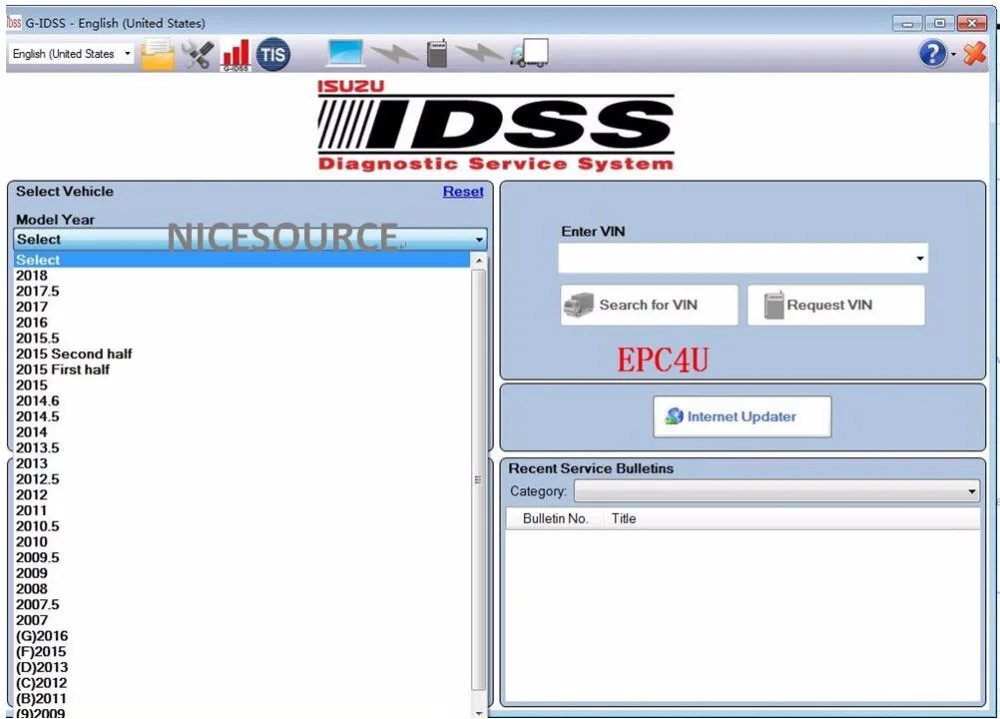 For Isuzu G-IDSS 2017- Diagnostic Service System+UNLOCKED Keygen | Tools