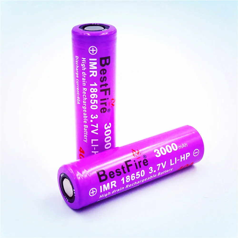 4 шт. Bestfire 18650 3 7 V 40A литий-ионная аккумуляторная батарея 3000mAh для SMOK Alien I PRIV Box Mod Kit