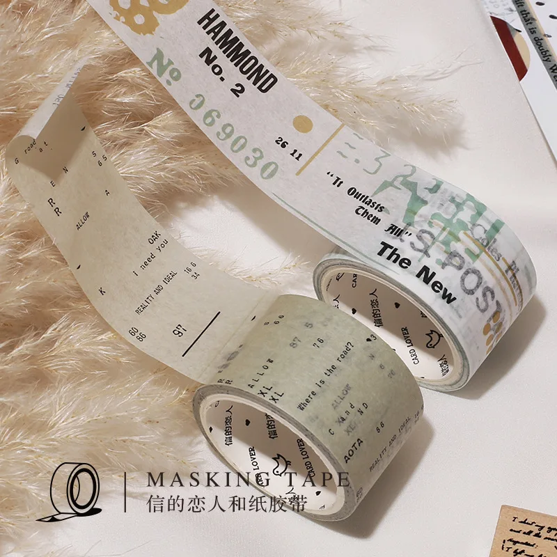 Винтажная пленка с изображением васи лента Diy Декор Скрапбукинг Маскировочные