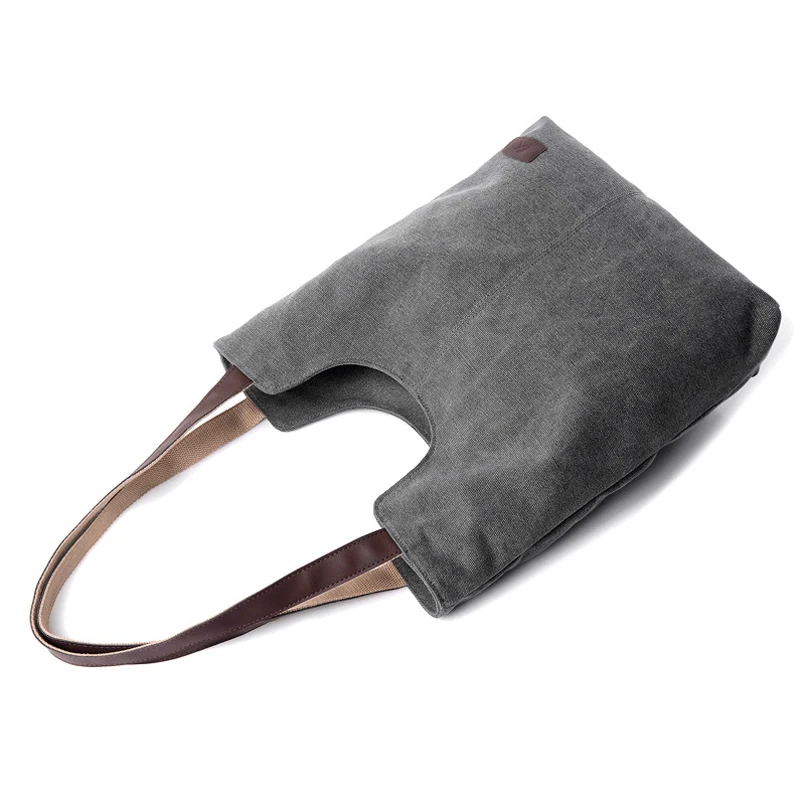 Новинка 2017 Женская тканевая сумка большой вместимости простая на плечо женские