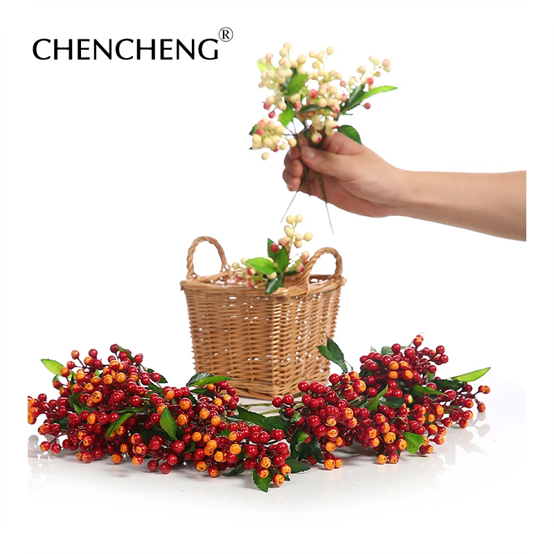 CHENCHENG 11 шт./лот искусственные растения ягоды ветки фрукты для реквизит