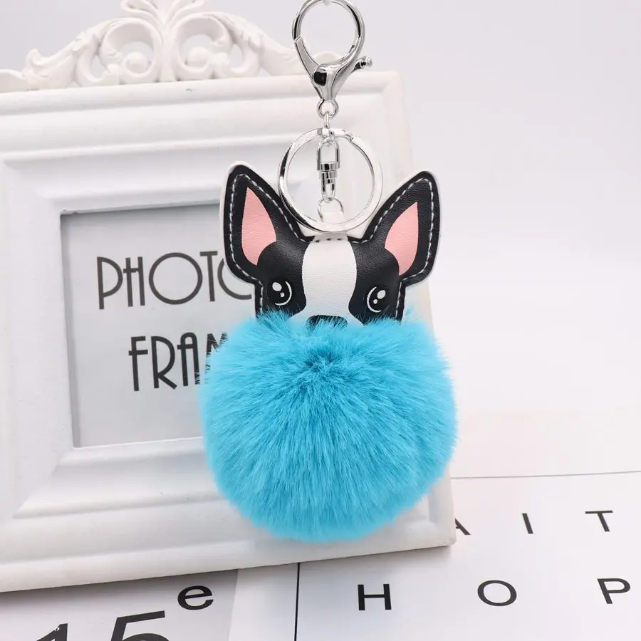 Оптовая продажа 12 шт./партия Kawaii cony hair dog мягкая подвеска плюшевая кукла женский
