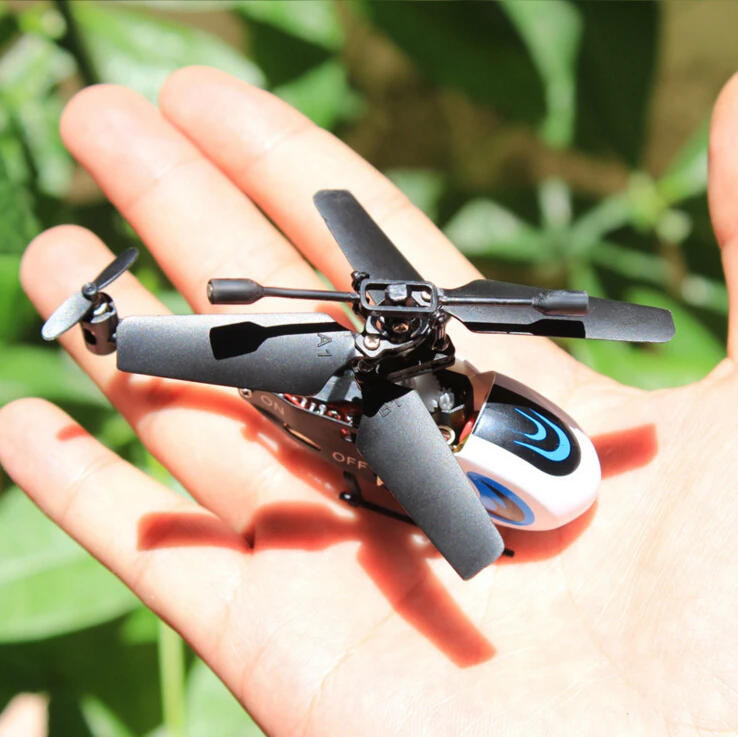 Самый мини 3.5CH Двойной Клинок RC вертолет Карманный Дрон с гироскопом | Игрушки и