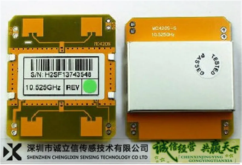 

HB100 MC420S Sensor, 10.525G Microwave Module, Microwave Sensor