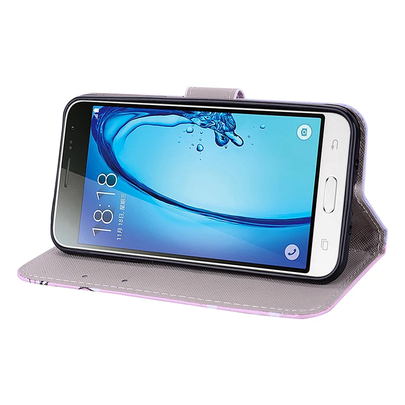 Кожаный чехол для Samsung Galaxy J3 2016 J36 симпатичный флип-кошелек SM J320F J320F/DS J320P J320A J300F J300H