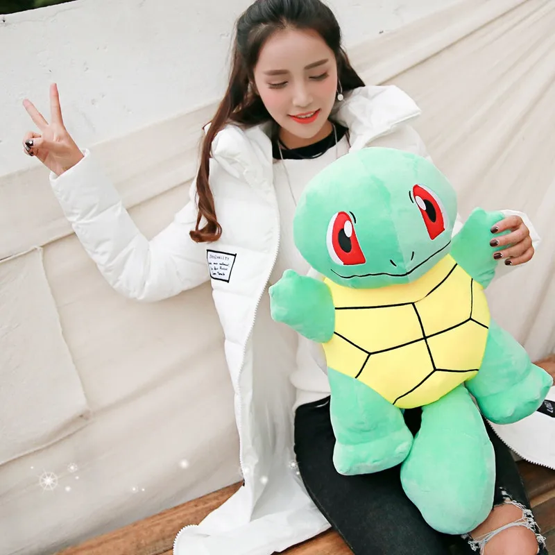 Большой размеры Bulbasaur аниме плюшевые игрушечные лошадки куклы Charmander Сквиртл